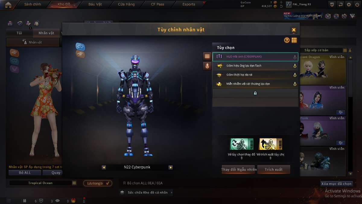 shop acc cf uy tin gia re